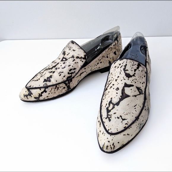 All Saints Shoes | All Saints 38 Leather Loafers | Color: Silver | Size: 8 | Poshviolet's Closet